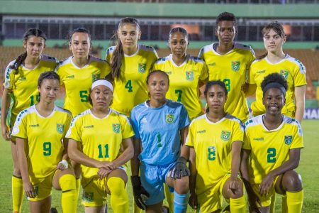 The Lady Jaguars U20 starting XI which competed in the 2020 edition of the Concacaf Women’s U20 Championship