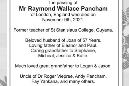 Mr Raymond Wallace Pancham
