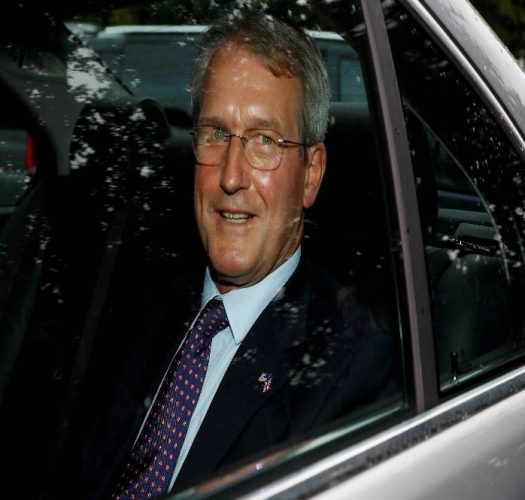 Owen Paterson leaves Winfield House during U.S. President Donald Trump’s state visit in London, Britain, June 4, 2019. (Reuters photo)