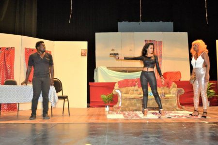 A scene from Woman-in-Law, a play written by Professor Ken Danns, directed by Sonia Yarde and presented at the National Drama Festival 2017 in the Open Full Length Category (Photo: NDF/Facebook)