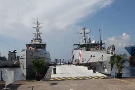 The two new coast guard vessels