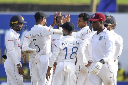 The West Indies are facing an uphill task to save the first test against Sri Lanka at Galle after the batsmen again flattered to deceive after a promising start