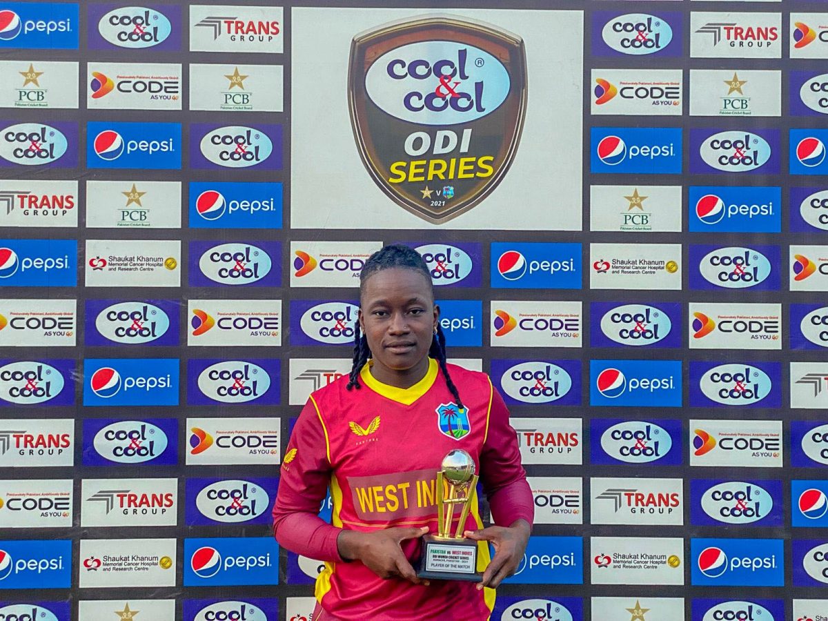 Player of the Match Deandra Dottin chalked up her second ODI century against Pakistan yesterday.