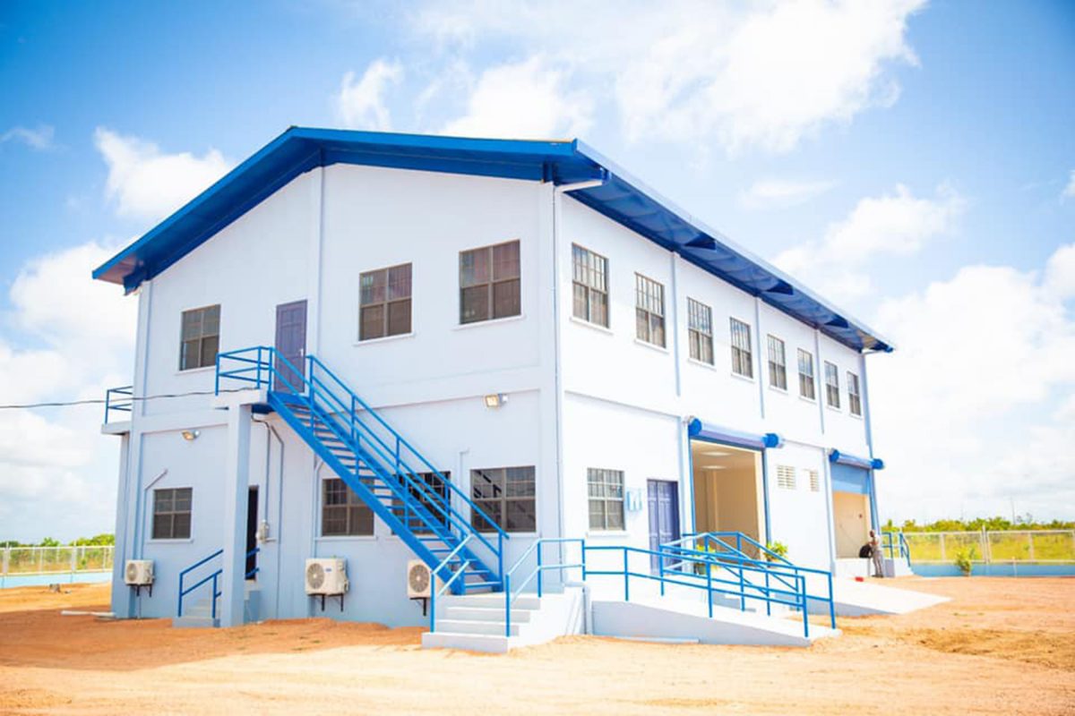 The new Region Nine Disaster Management Centre that was commissioned at Lethem on Friday 