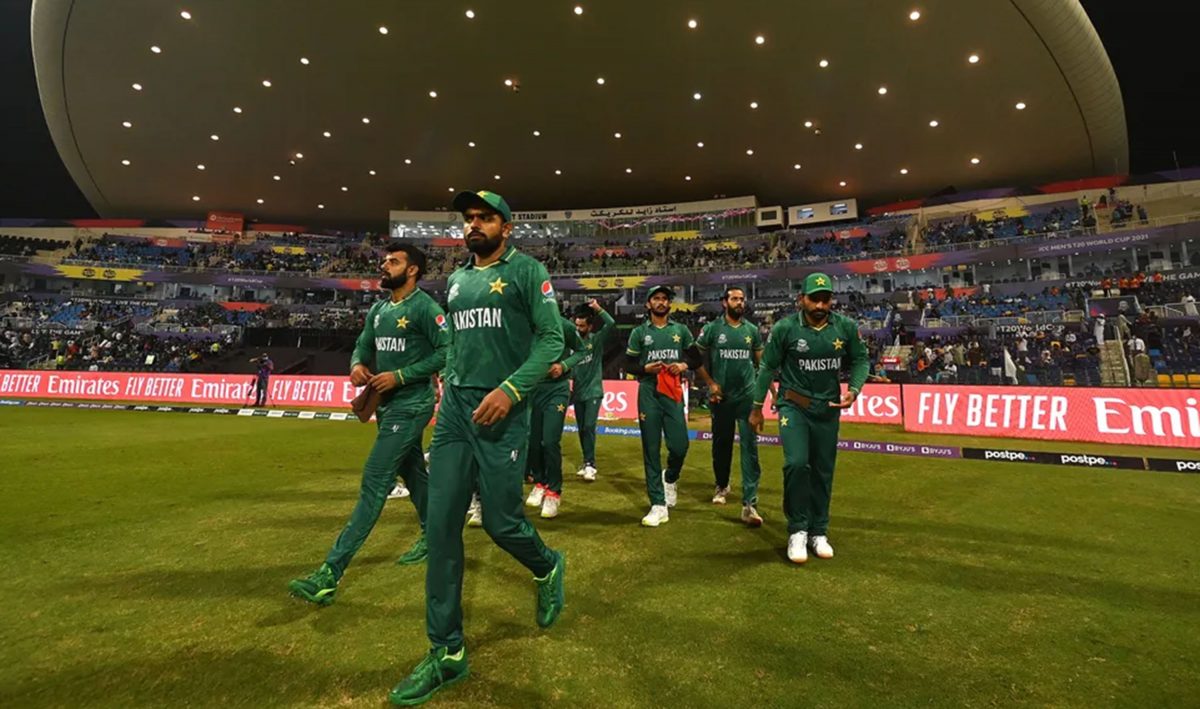 CAKEWALK! Pakistan cricketers strolled into the semi-finals of the ICC T0 World up with a comfortable 45-run win over Namibia yesterday. (Photo courtesy ICC 20 World Cup)
