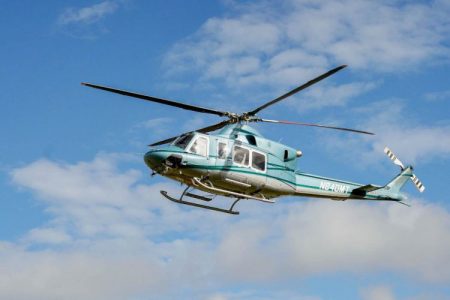 The Bell 412 EPI helicopter (Office of the President photo)