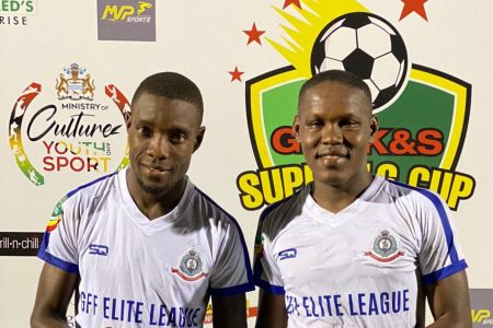 GPF Scorers from left to right- Dexroy Adams and Jermin Junior
