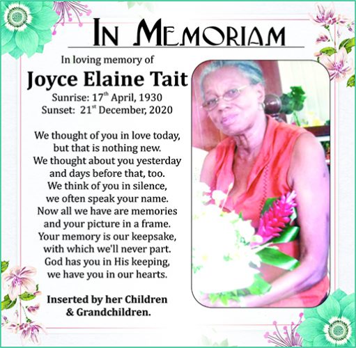 Joyce Elaine Tait 