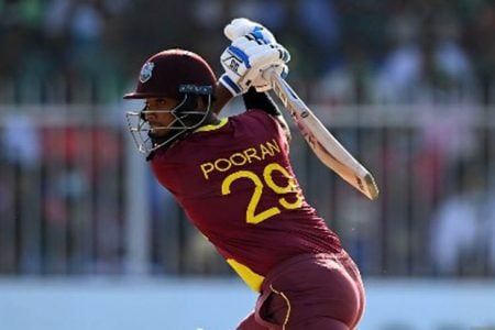 Left-hander Nicholas Pooran.
