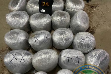The parcels found during the bust by CANU agents