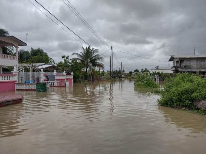 Flooding in Region Three (DPI photo)