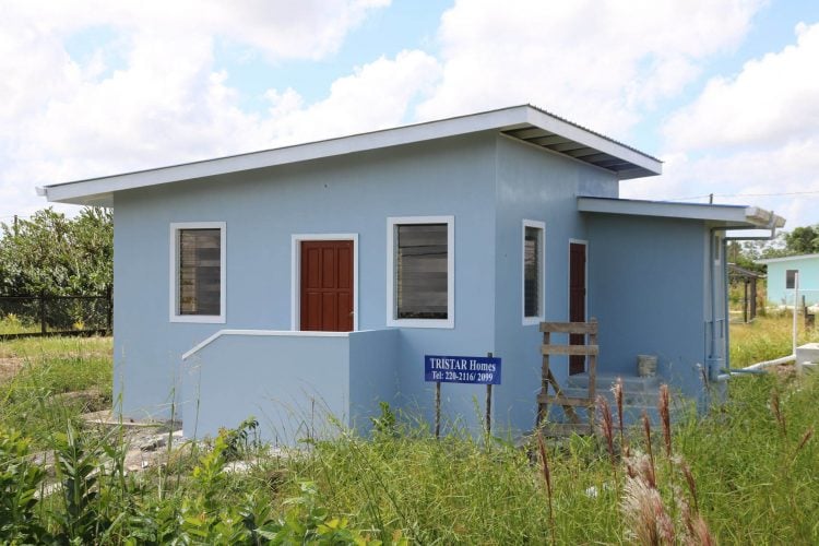 One of the completed core homes (CH&PA photo)
