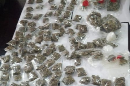 The cannabis that was found during the raid (GPF photo)