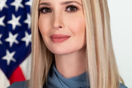 Ivanka Trump has an updated official portrait taken in the Eisenhower Executive Office Building of the White House Wednesday, Feb. 12, 2020. (Official White House Photo by Andrea Hanks)