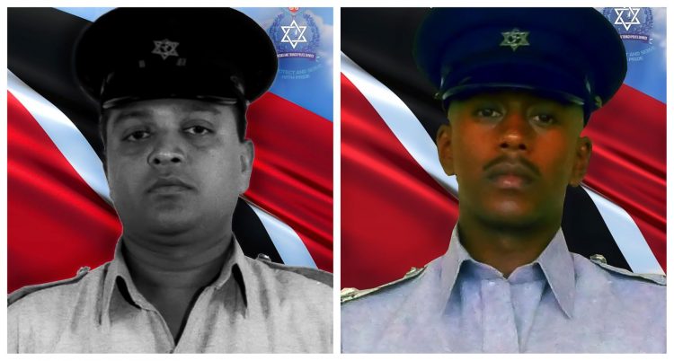 Police Constable Shelford Kinsale (right) and Police Constable Anthony Mohammed