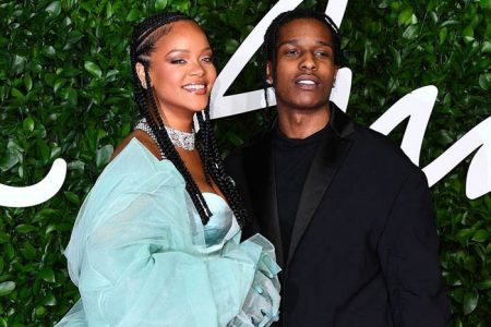 Rihanna  and A$AP Rocky
