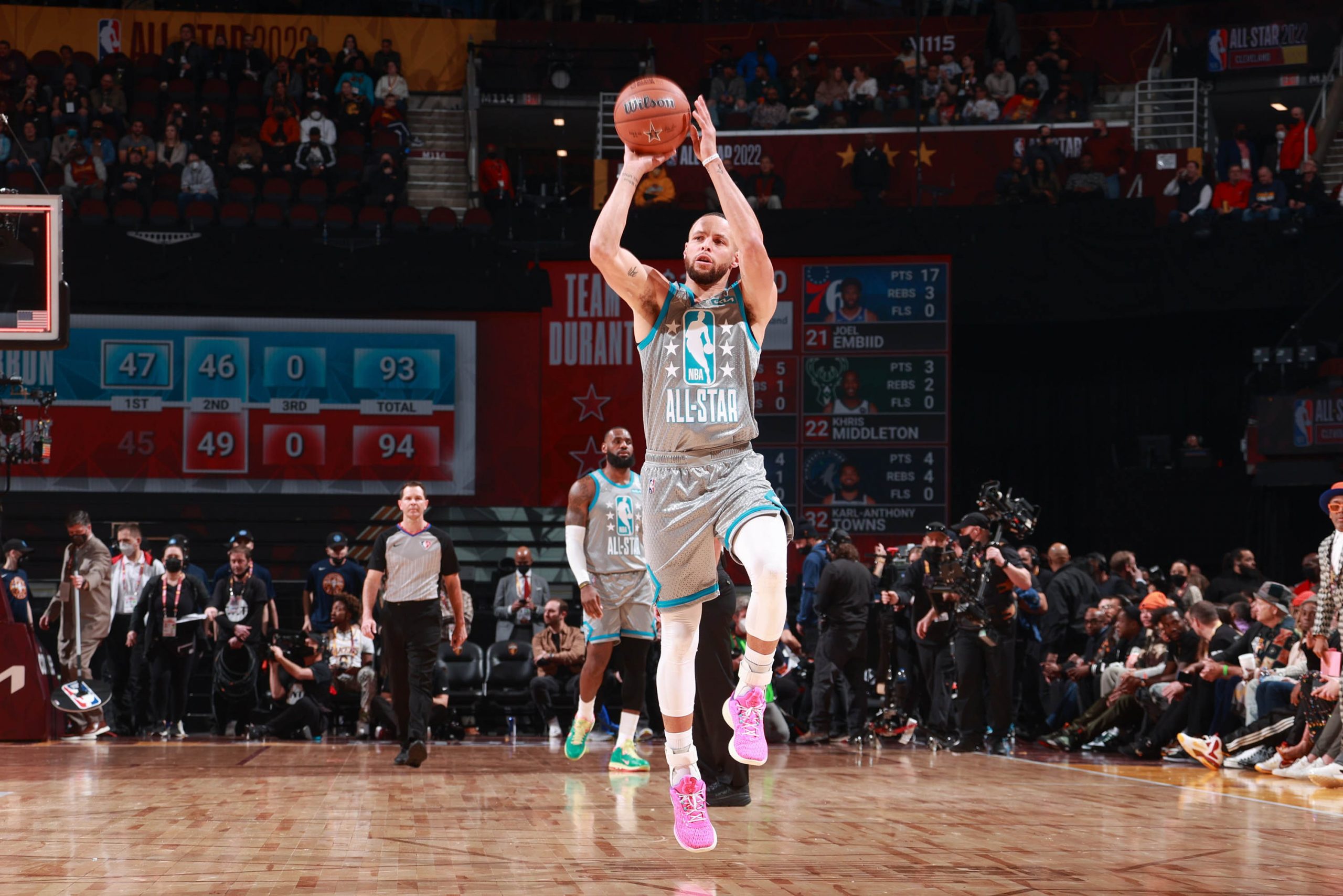 Stephen Curry NBA RECORD 16 THREES & 50 PTS at 2022 NBA All-Star