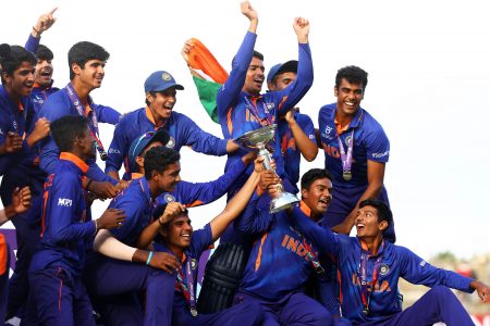 FOR THE FIFTH TIME! India’s U19 cricket team celebrates their ICC World Cup title triumph