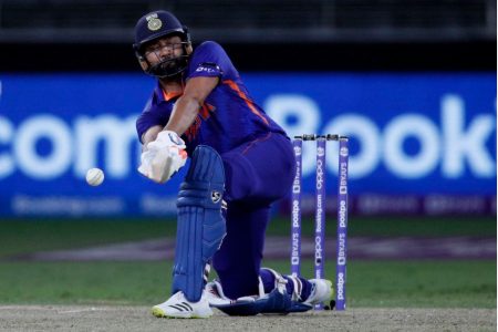 India captain Rohit Sharma marked his returned to the side with a half century.