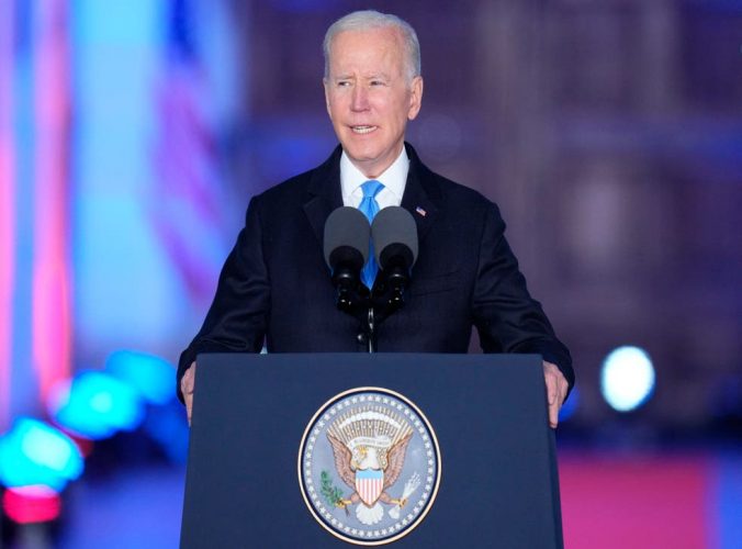 Biden is in Poland for the final leg of his four-day trip to Europe as he tries to maintain unity among allies and support Ukraine's defence
(AP)