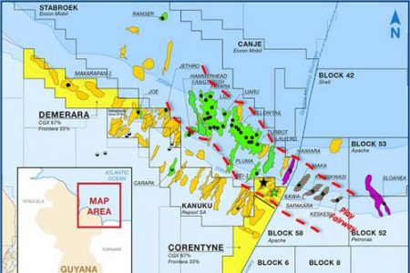 JOINT VENTURE ANNOUNCES DISCOVERY AT KAWA-1 WELL, OFFSHORE GUYANA (CNW Group/Frontera Energy Corporation)