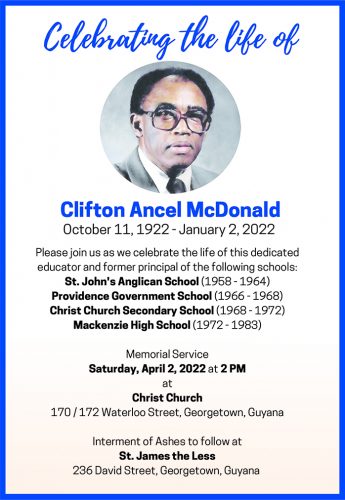 Clifton Ancel McDonald