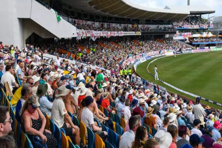Fans during the 2nd Test match between England and West Indies (AFP Photo)