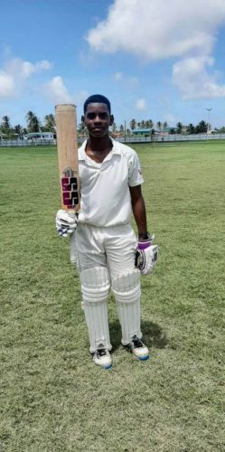 Adrian Hetmyer scored his third century of the tournament to lead Rose Hall Canje into the final of the BCB/Tenelec Under-15 tournament.