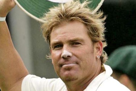 Shane Warne at the Ashes in 2005. Australia’s defeat inspired him to postpone his retirement to win the urn back
MARC ASPLAND FOR THE TIMES