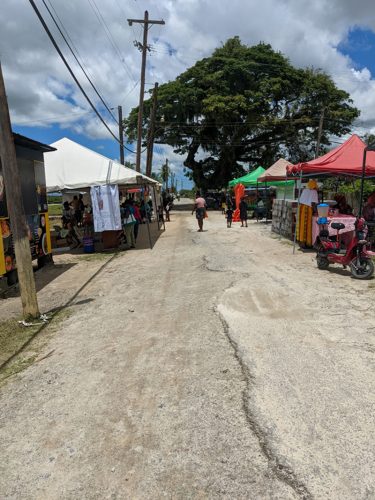 At the recent Mocha Farmers Market