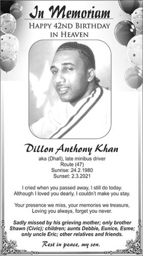 Dillon Anthony Khan 