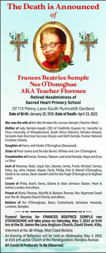 Frances Beatrice Semple