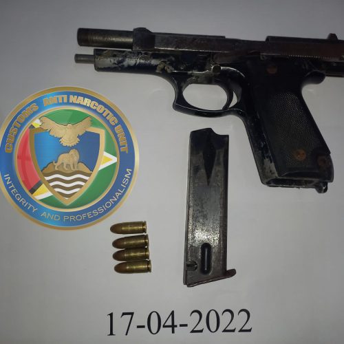 The firearm and ammunition that was found. (CANU photo)