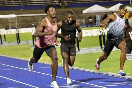 Emanuel Archibald raced to 10.18s on Saturday in Kingston, Jamaica, to become Guyana’s second fastest sprinter of all-time. He trails Adam Harris who holds the national record of 10.12s. James Wren-Gilkes and Jeremy Bascom previously occupied the joint second spot with runs of 10.19s.