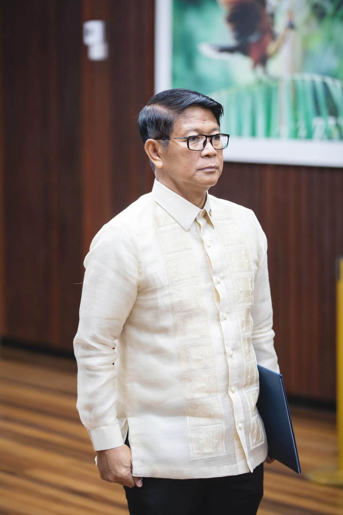 Philippines Ambassador Mario Chan at the ceremony (Office of the President photo)