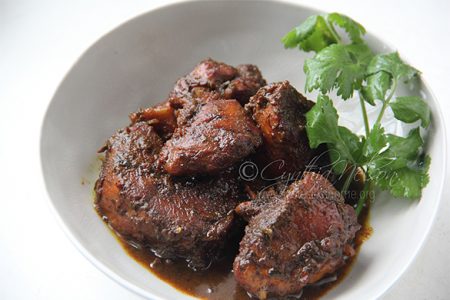 A Trinbagonian dish - Curry Stew Chicken (Photo by Cynthia Nelson)