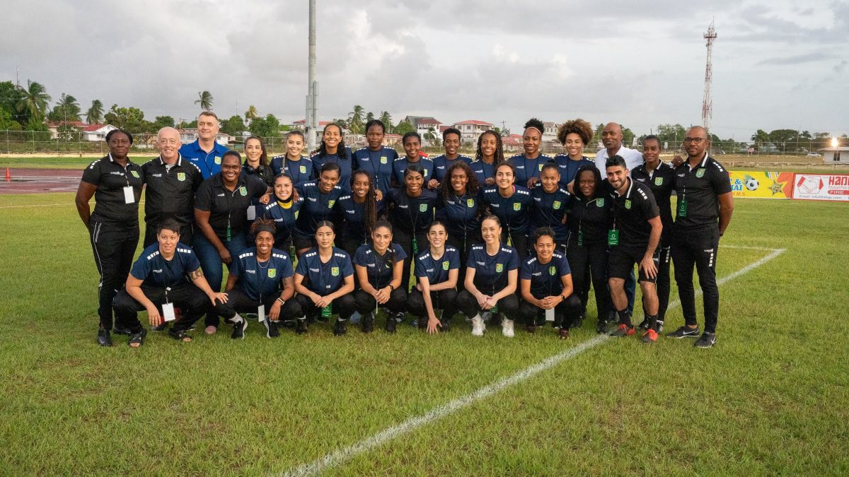Guyana’s Lady Jaguars football team finished second behind Trinidad and Tobago in the Concacaf W Championships