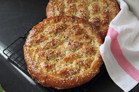 Turkish Ramadan Flat Bread (Pide) (Photo by Cynthia Nelson)
