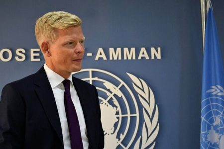 U.N. special envoy
Hans Grundberg 