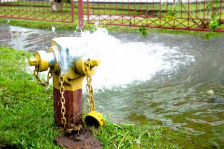 One of the working fire hydrants in the city (Department of Public Information photo) 
