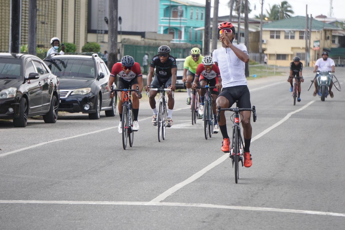 The Guyana Cycling Federation (GCF) annual Youth and Culture Three-Stage road race is scheduled for May 14 and 15. (Emmerson Campbell photo)