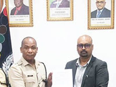 The MOA was signed by Deputy Commissioner ‘Administration’ (ag.), Calvin Brutus (left), and Executive Director of the EPA, Kemraj Parsram (right).