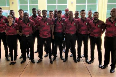 The Guyana Harpy Eagles team departed for Trinidad and Tobago where they will play the final three rounds of the West Indies Championship