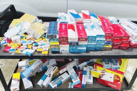 Some of the cigarettes seized (GNBS photo)
