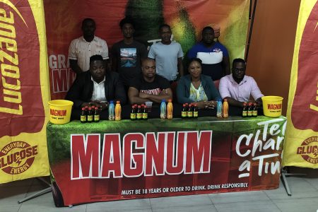 Members of the for the Magnum Tonic Wine ‘Unfinished Business’ tournament launch inclusive of team representatives from the competing teams