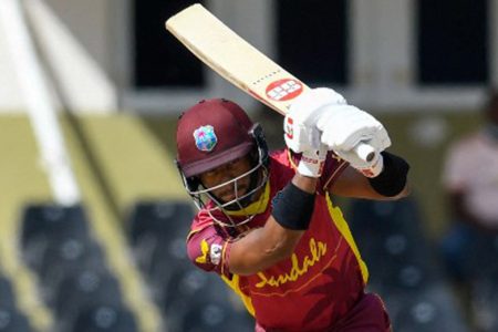 Shai Hope struck an unbeaten 119 against the Netherlands in the 1st ODI