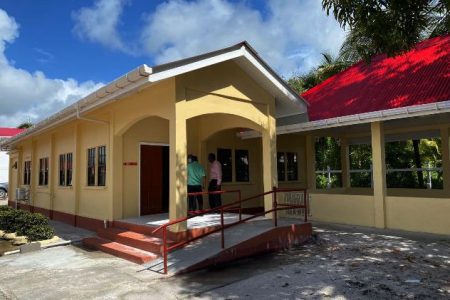 The Charity Health Centre which was renovated for the sum of $6 million (Department of Public Information photo)