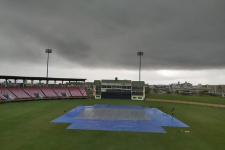 The rains had the final say in the Guyana Women vs Trinidad Women encounter Sunday at Providence.