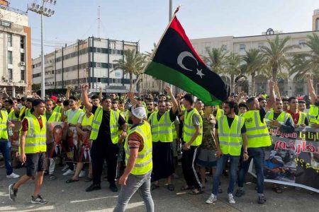 The Tobruk protesters, accusing the parliament of treason and stealing public money