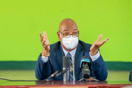 Minister of Public Works Juan Edghill